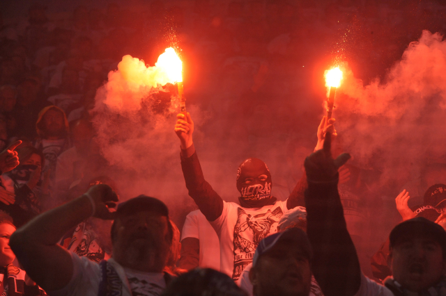 Fanoušci Baníku Ostrava (ilustrační foto).
