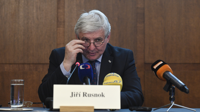 Guvernér České národní banky Jiří Rusnok.