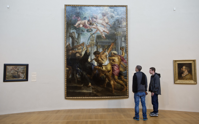Výstava Národní galerie ve Šternbernském paláci z roku 2013.