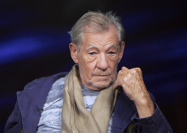 Britský herec Ian McKellen.