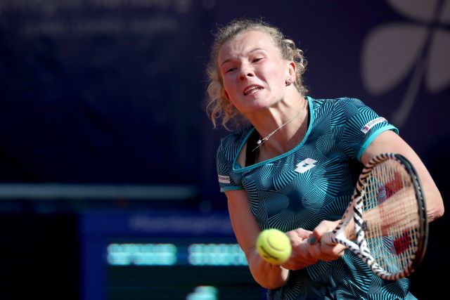 Kateřina Siniaková na turnaji v Norimberku.