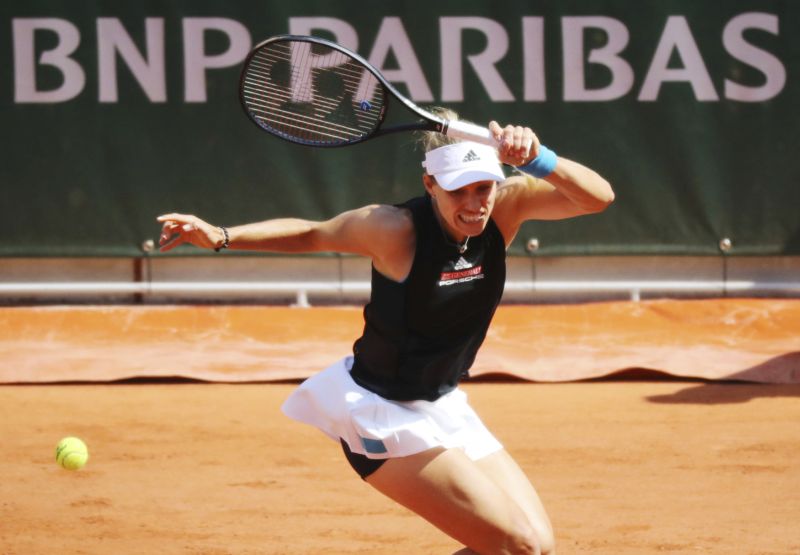 Německá tenistka A. Kerberová na French Open.