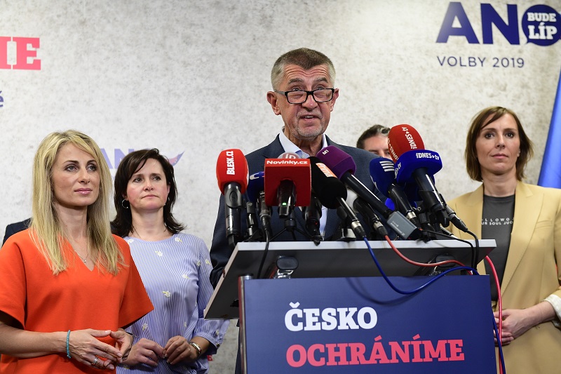 Andrej Babiš mohl být s výsledky voleb do Evropského parlamentu spokojený.
