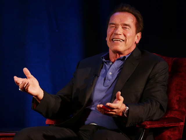 Bývalý herec a kalifornský guvernér Arnold Schwarzenegger.