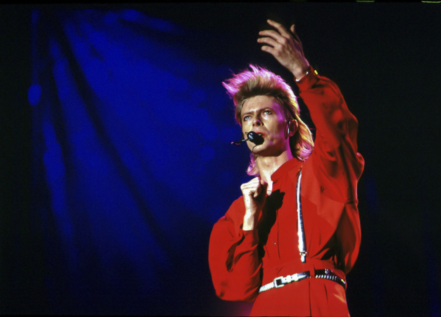 Legendární zpěvák David Bowie.
