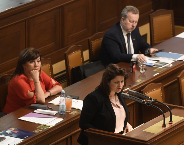 Ministryně práce a sociálních věcí Jana Maláčová (ČSSD). 