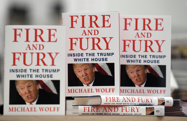 Wolffův bestseller Ohnivá zloba: Uvnitř Trumpova Bílého domu.