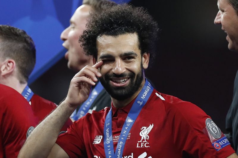 Fotbalista Liverpoolu Muhammad Salah.
