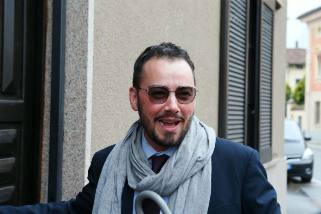 Nový starosta italského městečka Tromello Gianmarco Negri.