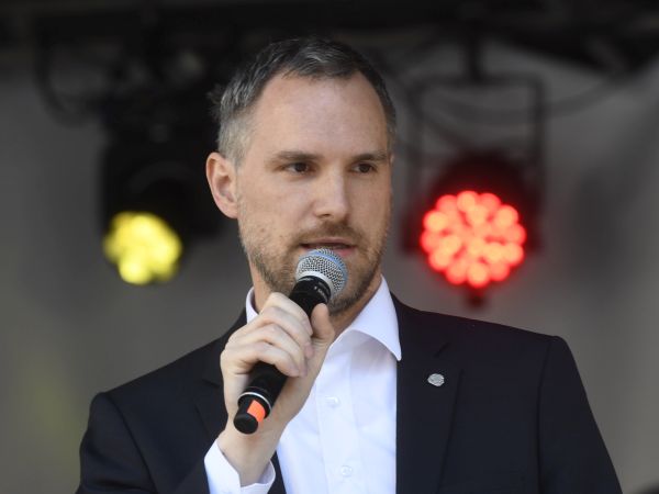 Pražský primátor Zdeněk Hřib (Piráti).