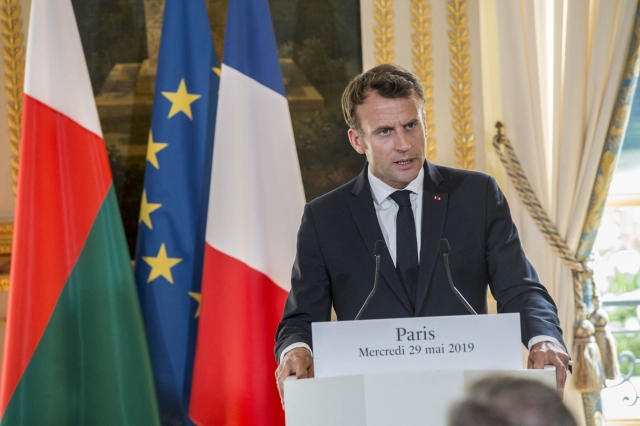 Francouzský prezident Emmanuel Macron.