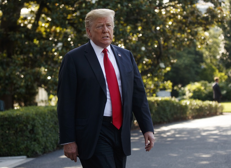 Donald Trump (na snímku) by rád viděl Borise Johnsona ve funkci britského premiéra.