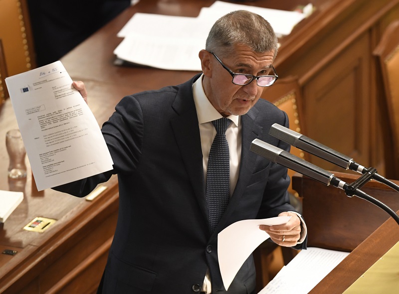 Premiér Andrej Babiš. 
