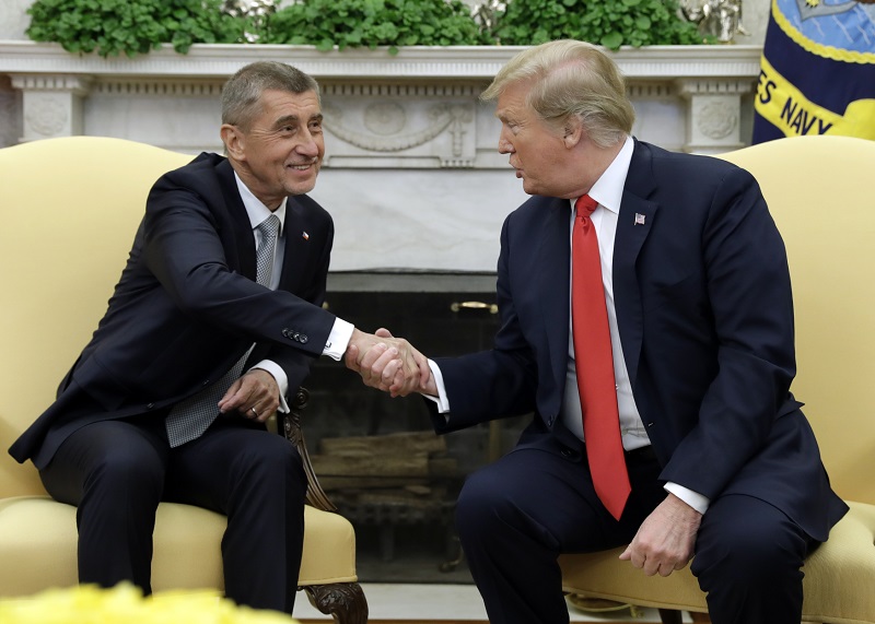 Andrej Babiš a Donadl Trump probírali vztahy mezi Českem a USA.