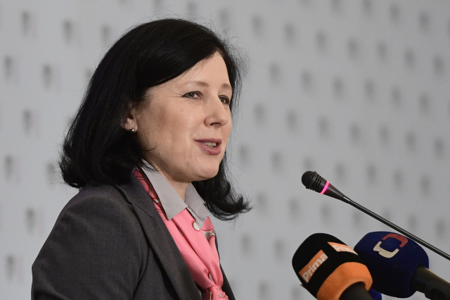 Eurokomisařka Věra Jourová. 