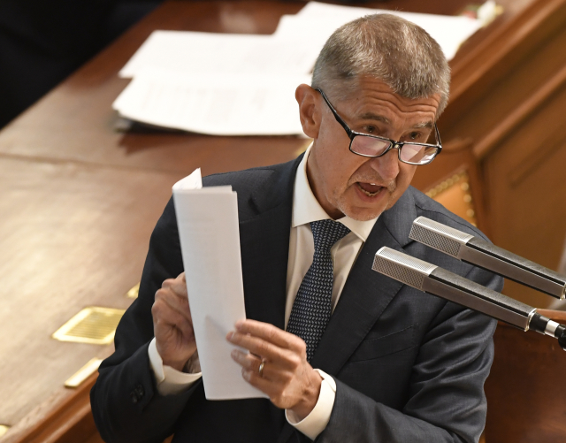 Český premiér Andrej Babiš.