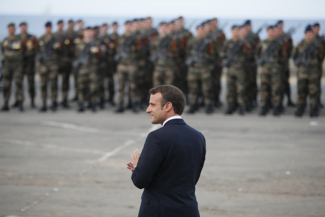 Francouzský prezident Emmanuel Macron. 