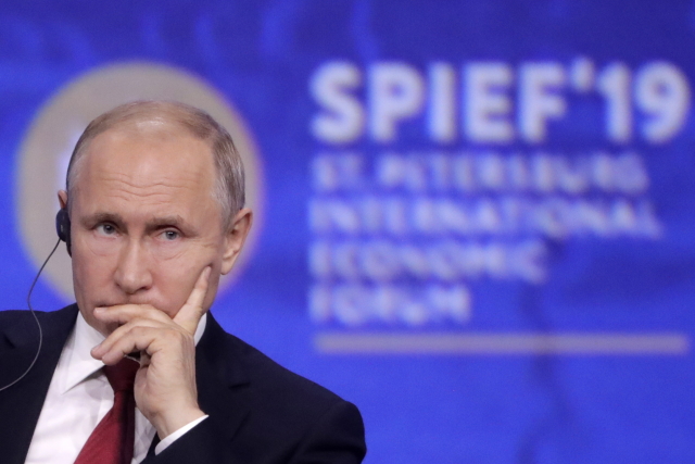 Ruský prezident Vladimir Putin.