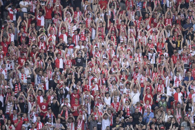 Fanoušci Slavie Praha.