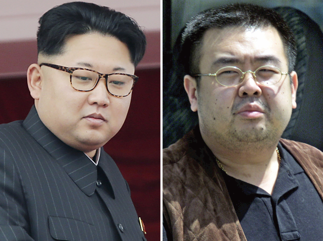 Kim Čong-nam (vpravo), bratr severokorejského vůdce Kim Čong-una. 
