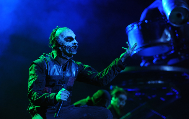 Z vystoupení kapely Slipknot.