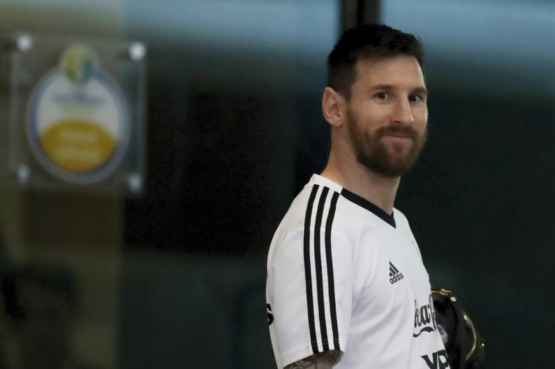 Argentinský fotbalista Lionel Messi.