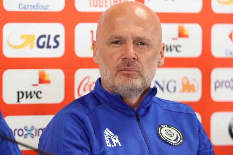 Trenér fotbalistů Kazachstánu Michal Bílek.
