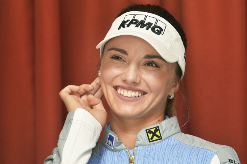 Golfistka Klára Spilková.