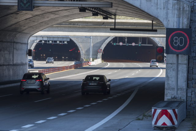 Cholupický tunel na Pražském okruhu.