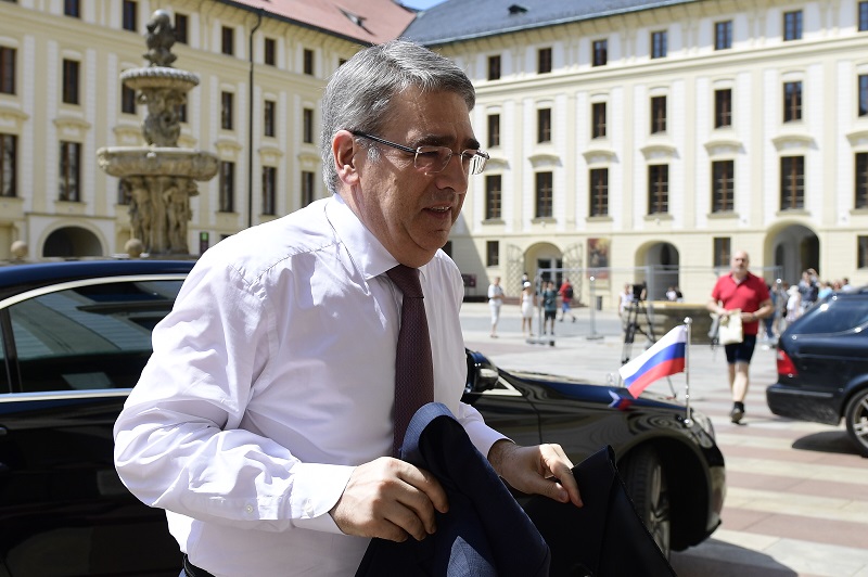 Alexander Zmejevskij probral s Milošem Zemanem kontroverzní návrh ruského zákona.