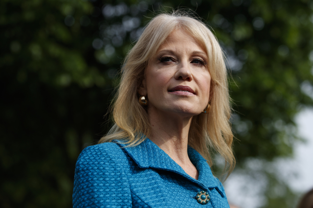 Poradkyně Kellyanne Conwayová.