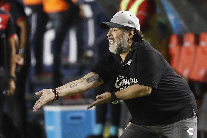 Maradona vedl Dorados celkem devět měsíců.
