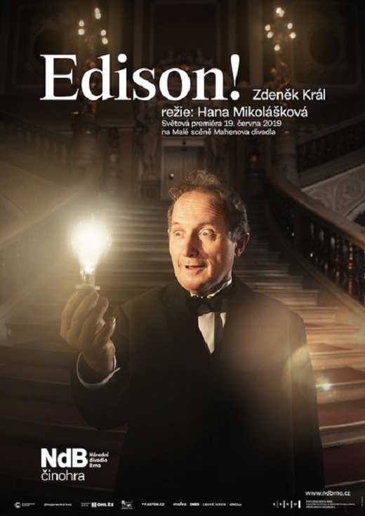 Plakát k představení Edison!.