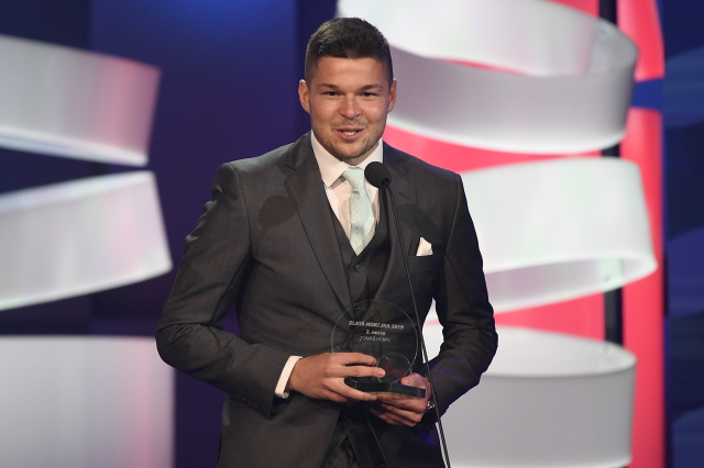 Útočník Tomáš Hertl.