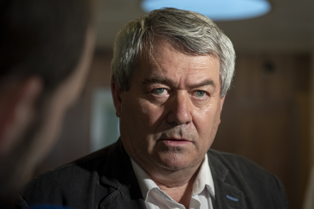 Šéf komunistů Vojtěch Filip.