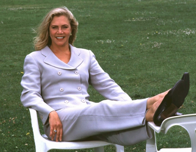Herečka Kathleen Turnerová.