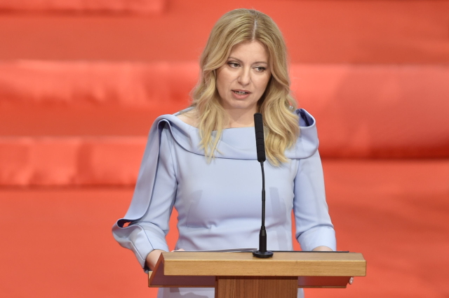 Slovenská prezidentka Zuzana Čaputová.