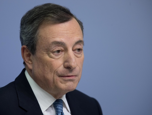 Šéf Evropské centrální banky Mario Draghi. 