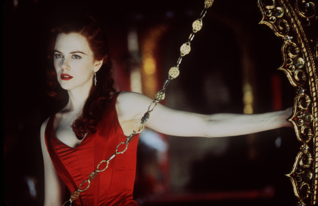 Jako překrásná kurtizána Satine v muzikálu Moulin Rouge.
