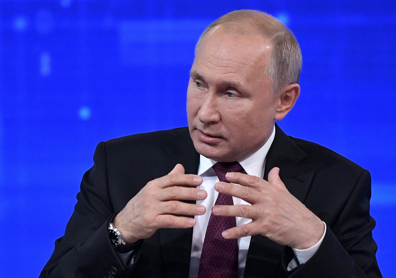 Vladimir Putin se v debatě vyjádřil na adresu nového ukrajinského prezidenta.