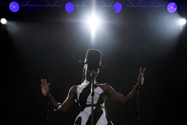 Britská zpěvačka Skye Edwardsová se svoji skupinou Morcheeba vystoupila 21. června 2019 v Praze na hudebním festivalu Metronome.