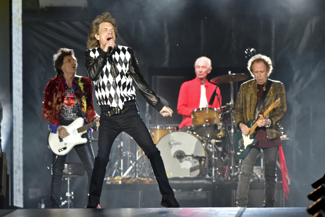 Britská rocková kapela The Rolling Stones.