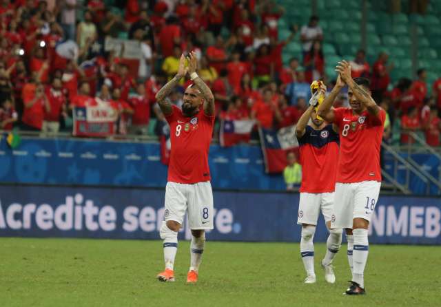 Fotbalisté Chile.