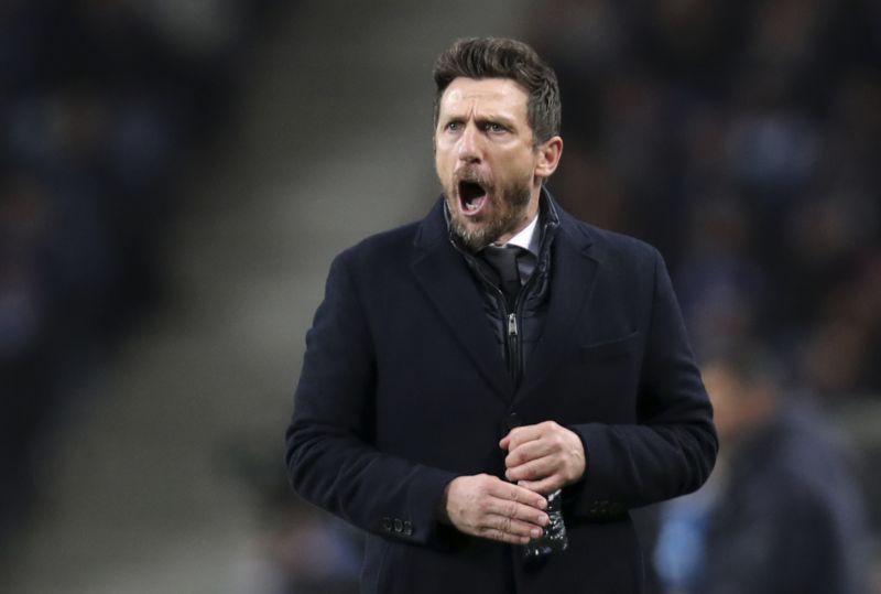 Trenér Eusebio Di Francesco.