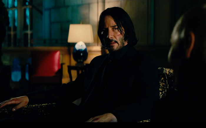 Snímek z filmu John Wick 3.