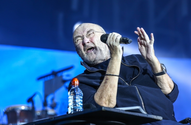 Hudebník Phil Collins.