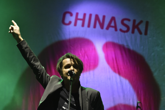 Michal Malátný, frontman kapely Chinaski.