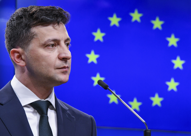 Ukrajinský prezident Volodymyr Zelenskyj.