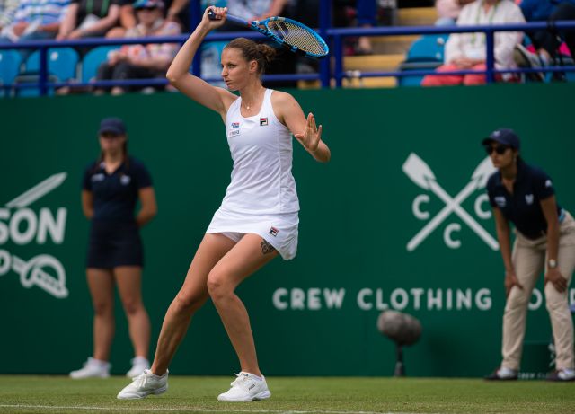 Karolína Plíšková na turnaji Nature Valley International. Karolína Plíšková na turnaji Nature Valley International.