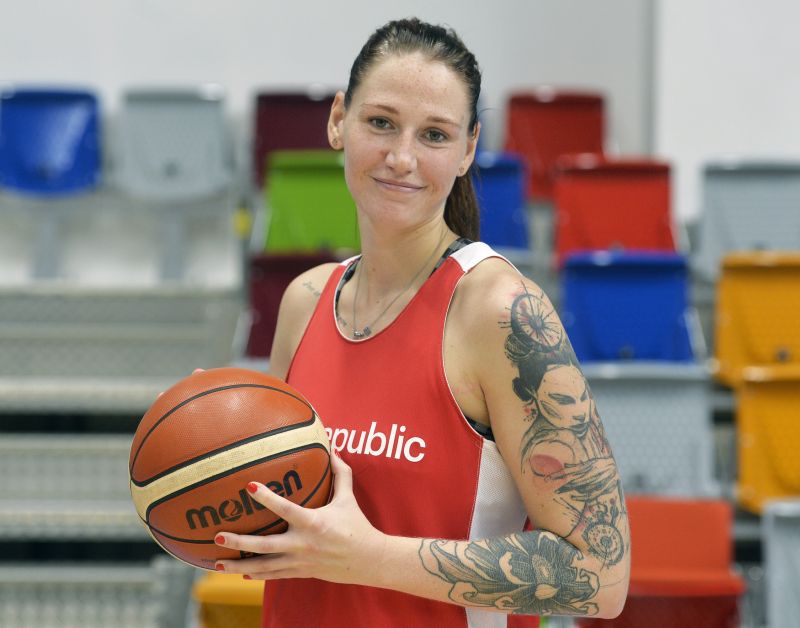 Basketbalistka Renata Březinová.